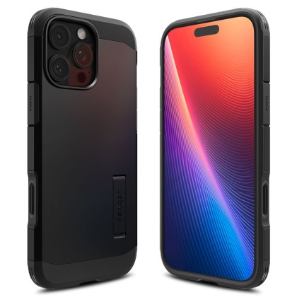  Удароустойчив кейс с MagSafe за iPhone 16 Pro от Spigen Tough Armor T Mag - Black