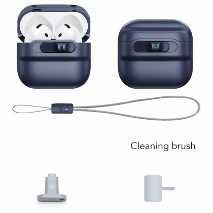 Удароустойчив калъф с MagSafe за Apple AirPods 4 от ESR Pulse Halolock - Син