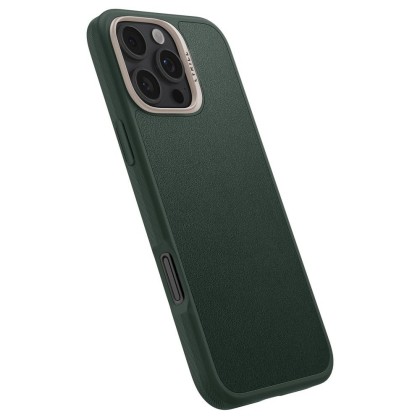 Кожен кейс с MagSafe за iPhone 16 Pro Max от Spigen Cyrill Kajuk Mag - Forest Green