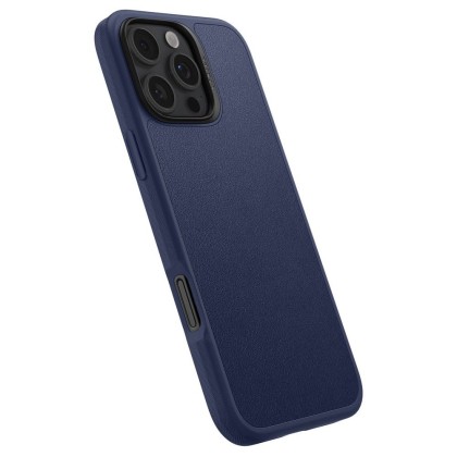 Кожен кейс с MagSafe за iPhone 16 Pro от Spigen Cyrill Kajuk Mag - Navy