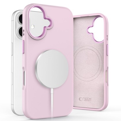 TECH-PROTECT SILICONE PURE MAGSAFE IPHONE 16 PINK PEARL