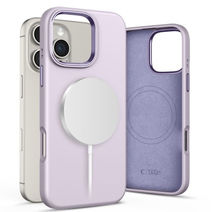 Силиконов кейс с MagSafe за iPhone 16 Pro от Tech-Protect Silicone Pure - Mauve