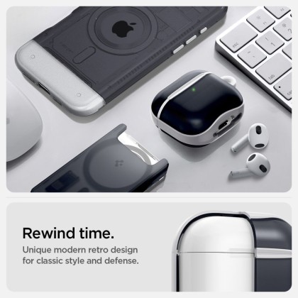 Твърд кейс за Apple AirPods от Spigen Classis C1 - Graphite