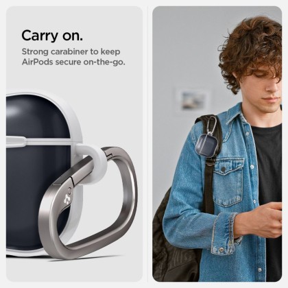 Твърд кейс за Apple AirPods от Spigen Classis C1 - Graphite