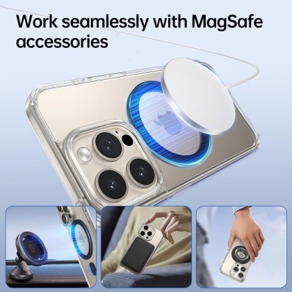 2 броя магнитни MagSafe пръстени от Tech Protect MMP-100 - Бял и Черен