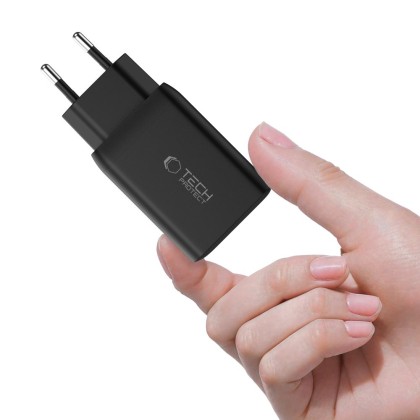 Зарядно за IOS и Android с GaN и PD 45W от Tech-Protect NC45W-GAN - Черно