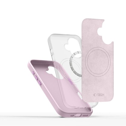 TECH-PROTECT SILICONE PURE MAGSAFE IPHONE 16 PINK PEARL