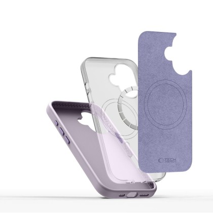 Силиконов кейс с MagSafe за iPhone 16 от Tech-Protect Silicone Pure - Mauve