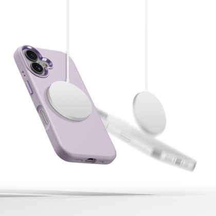 Силиконов кейс с MagSafe за iPhone 16 от Tech-Protect Silicone Pure - Mauve