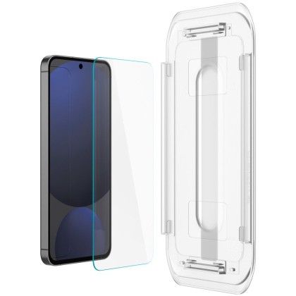 2 стъклени протектора за дисплей на Samsung Galaxy S24 FE от Spigen Glas.TR "Ez Fit" - Прозрачни