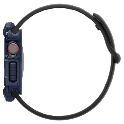 Удароустойчив кейс за Apple Watch 10 (46mm) от Spigen Rugged Armor - Navy Blue