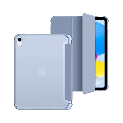 Хибриден калъф за iPad 10 (10.9" 2022) от Tech-Protect SC Pen Hybrid - Crystal Blue