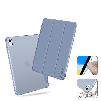 Хибриден калъф за iPad 10 (10.9" 2022) от Tech-Protect SC Pen Hybrid - Crystal Blue