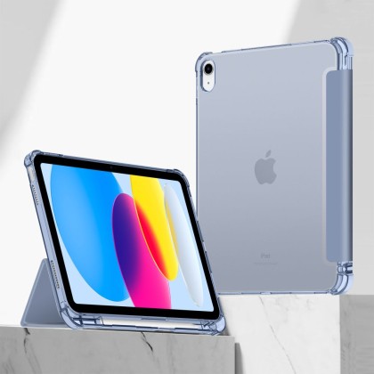 Хибриден калъф за iPad 10 (10.9" 2022) от Tech-Protect SC Pen Hybrid - Crystal Blue