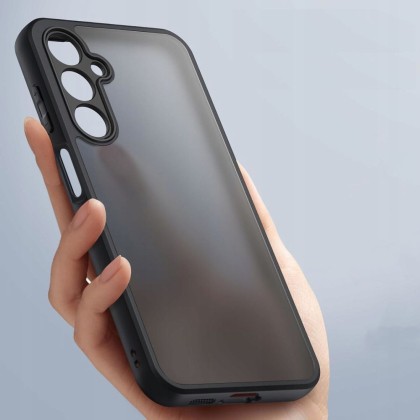 Твърд кейс за Motorola Moto G55 5G от Tech-Protect Magmat - Черен мат