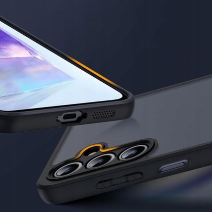 Твърд кейс за Motorola Moto G55 5G от Tech-Protect Magmat - Черен мат