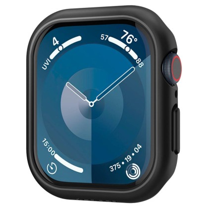 Твърд калъф за Apple Watch 10 (42mm) от Spigen Thin Fit - Черен