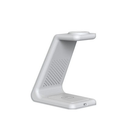 Безжична станция за зареждане 3 в 1 за iPhone, AirPods и Apple Watch от Tech-Protect QI15W-A36 - Бял