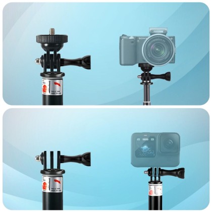 Монопад / Селфи Стик за GoPro / DJI от Tech-Protect GA100 - Черен