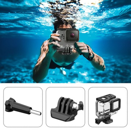 Водоустойчив калъф за GoPro Hero 5 / 6 / 7 от Tech Protect GA200 - Прозрачен