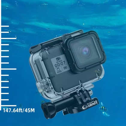 Водоустойчив калъф за GoPro Hero 5 / 6 / 7 от Tech Protect GA200 - Прозрачен