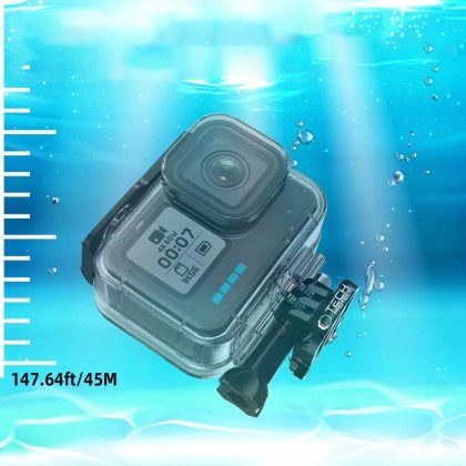 Водоустойчив калъф за GoPro Hero 9 / 10 / 11 / 12 / 13 от Tech Protect GA200 - Прозрачен