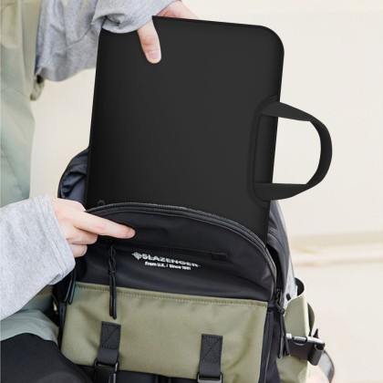 Неопренова чанта за лаптоп 13-14 инча от Tech-Protect Neoprene Bag - Черен