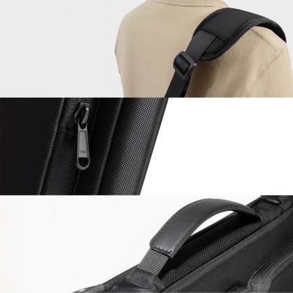 Удароустойчива чанта за лаптоп 15-16 инча с 4 джоба отTech-Protect Defender Bag - Черен