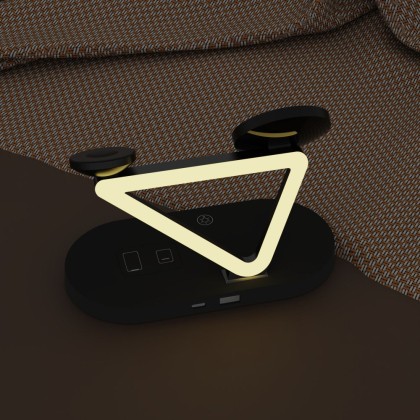 Зарядна станция 3 в 1 с MagSafe 15W за iPhone, AirPods и Apple Watch от Tech-Protect QI15W-A41 - Черна