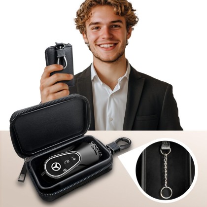 Калъф който блокира RFID сигнала на Keyless Go ключ Tech-Protect KLR300 - Черен