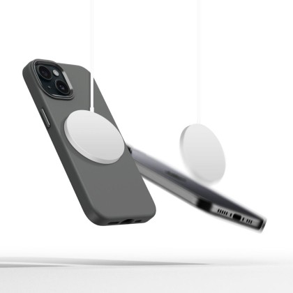 Силиконов кейс с MagSafe за iPhone 15 от Tech-Protect Silicone Pure - Clay