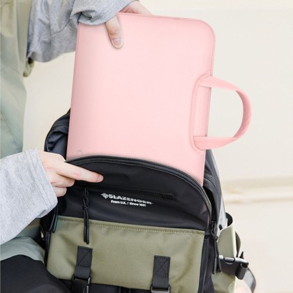 Неопренова чанта за лаптоп 15-16 инча от Tech-Protect Neoprene Bag - Dusty Rose
