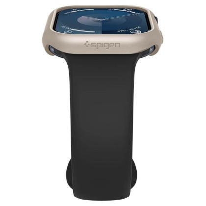 Висококачествен калъф за Apple Watch 10 (46mm) от Spigen Thin Fit - Starlight