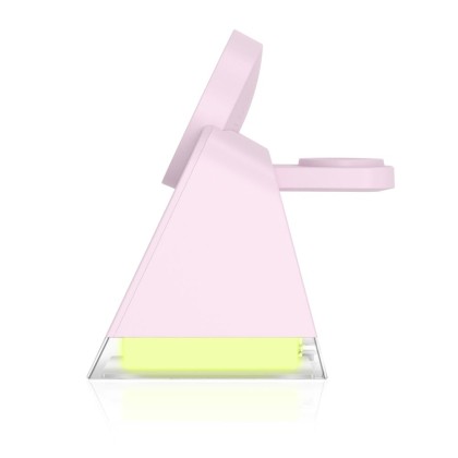 Магнитна безжична докинг станция 3 в 1 – Tech-Protect QI15W-A43 - Baby Pink
