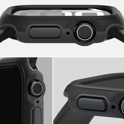 Хибриден кейс за Apple Watch 10 (46mm) от Ringke Onyx - Черен