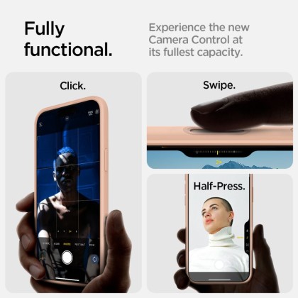 Удароустойчив, твърд кейс с MagSafe за iPhone 16 Pro от Spigen Ultra Hybrid T -  Frost Rose Titanium