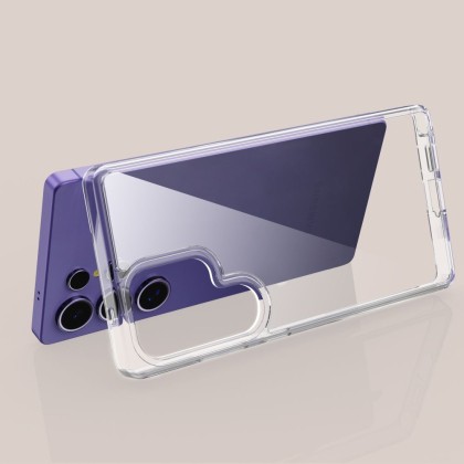 Хибриден кейс за Samsung Galaxy S25 Ultra от Tech-Protect Flexair Hybrid - Прозрачен