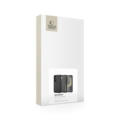Твърд кейс за Samsung Galaxy S25 Plus от Tech-Protect MagMat - Matte Black