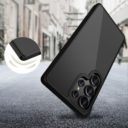 Твърд кейс за Samsung Galaxy S25 Ultra от Tech-Protect MagMat - Matte Black