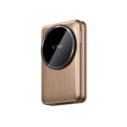 Зарядна станция 3 в 1 с MagSafe 15W за iPhone, AirPods и Apple Watch от Tech-Protect QI15W-A42 - Desert Gold