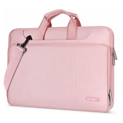Чанта за лаптоп 15-16 инча от Tech-Protect Pocket Bag Laptop - Розова