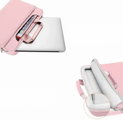 Чанта за лаптоп 15-16 инча от Tech-Protect Pocket Bag Laptop - Розова