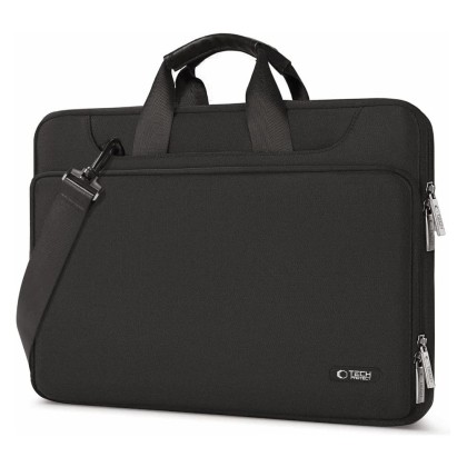 Чанта за лаптоп 15-16 инча от Tech-Protect Pocket Bag Laptop - Черна