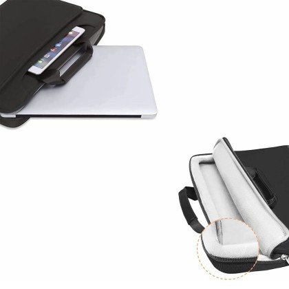 Чанта за лаптоп 15-16 инча от Tech-Protect Pocket Bag Laptop - Черна