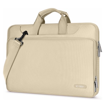 Чанта за лаптоп 15-16 инча от Tech-Protect Pocket Bag Laptop - Desert Beige