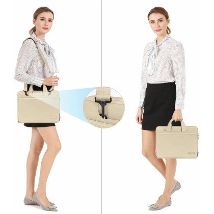 Чанта за лаптоп 13-14 инча от Tech-Protect Pocket Bag Laptop - Desert Beige
