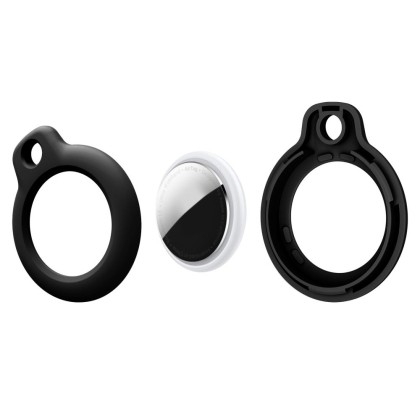 2x ключодържател за Apple Airtag от Tech Protect Rough - Черен