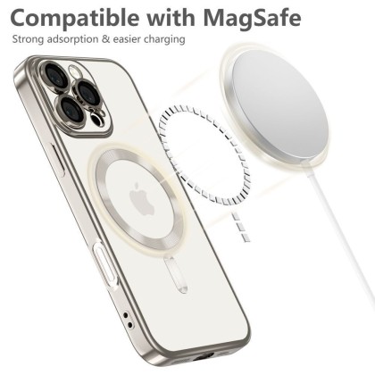 Твърд кейс с MagSafe и протектор за камерата на Samsung Galaxy A16 4G/5G от Tech-Protect MagFlex - Twilight Navy