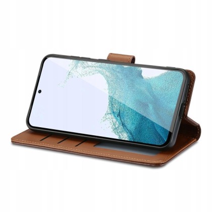 Кожен тефтер за Samsung Galaxy S25 Ultra от Tech-Protect Wallet - Черен
