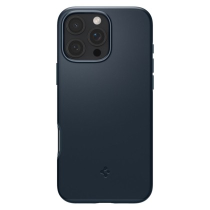 Тънък кейс с MagSafe за iPhone 16 Pro от Spigen Thin Fit Mag - Metal Slate
